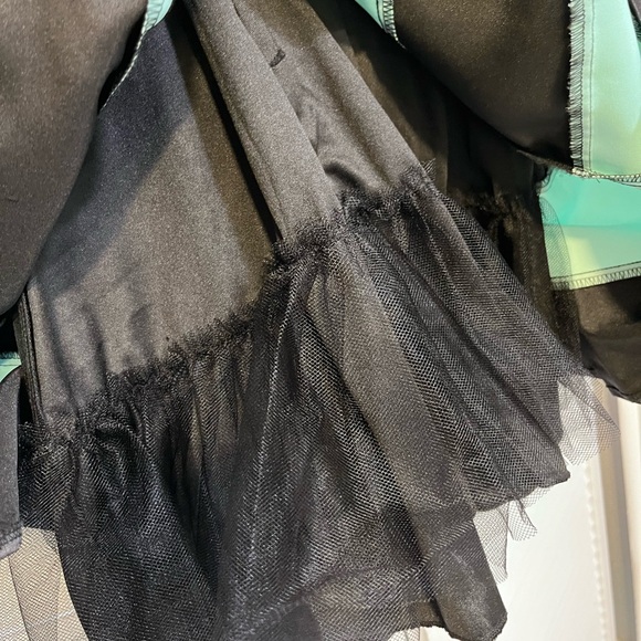 Windsor Semi-Formal Dress, Black & Turquoise Size 5/6 - Picture 4 of 7